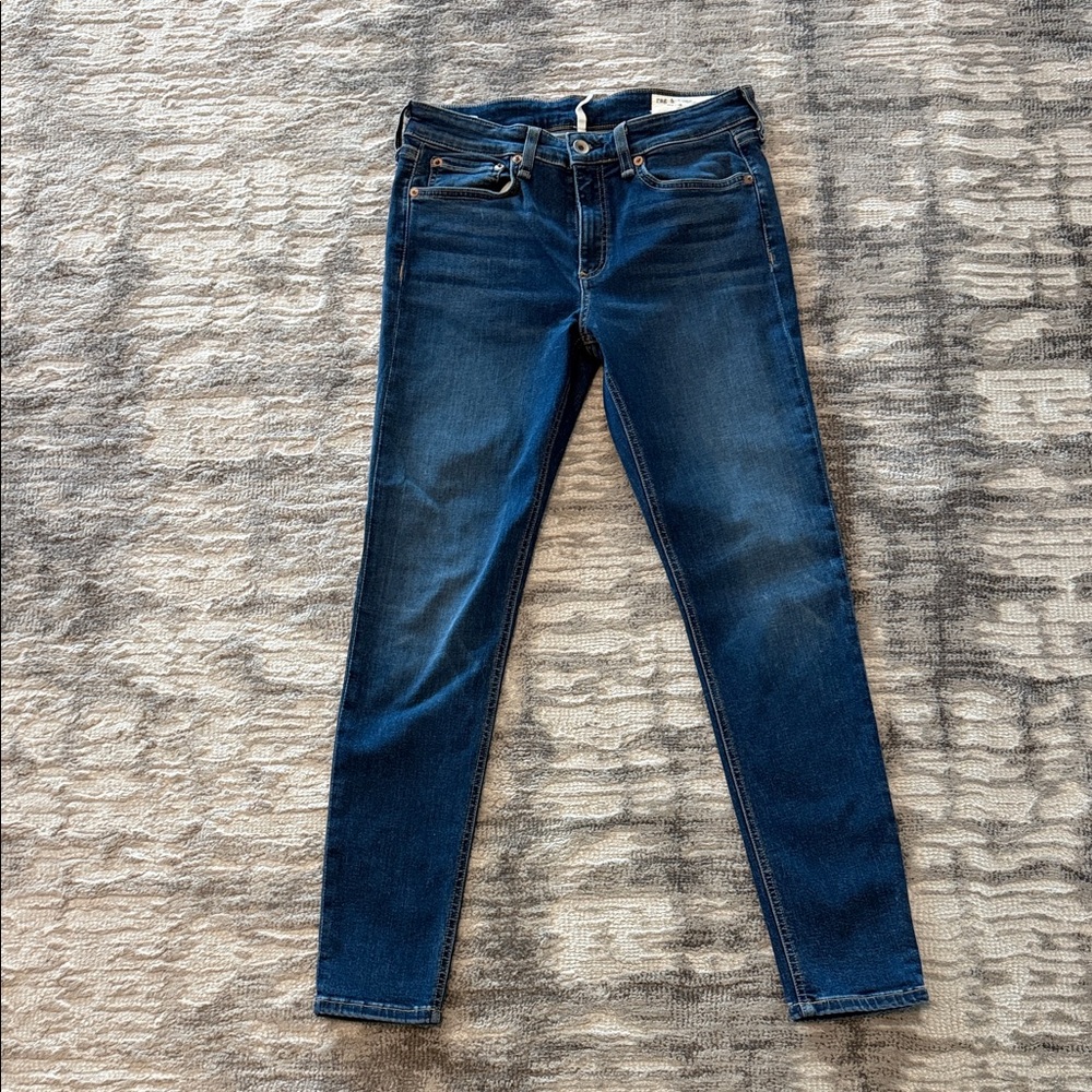 Rag and Bone Dark Blue Skinny Jeans